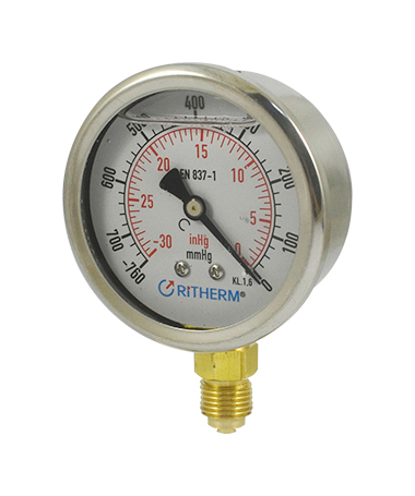 1200 LIQUID FILLED PRESSURE GAUGE - Görsel 3